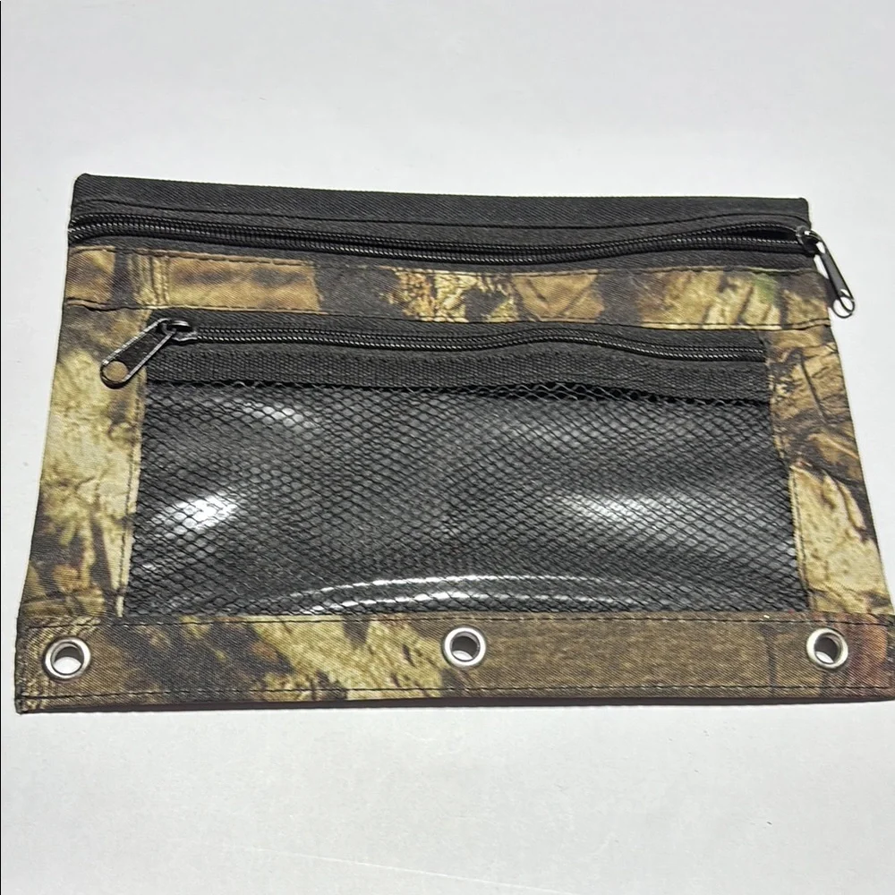 Mossy Oak Brown and Green Pencil Case
